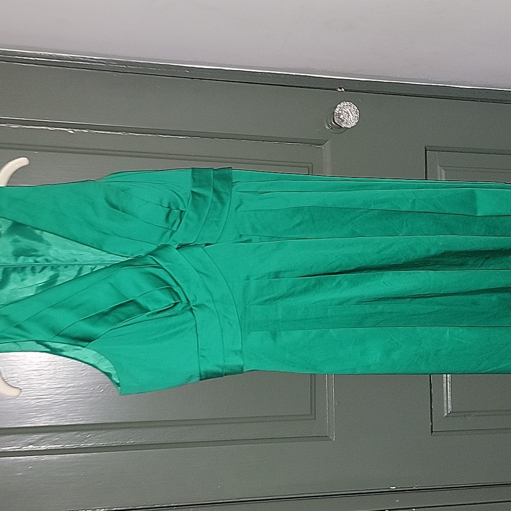 Green calvin klein dress